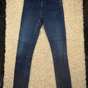 Nudie Jeans Co. Skinny Denim Women's 27x34 Blue Dark 5-Pocket Organic Cotton